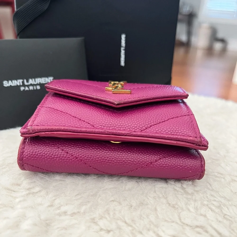 YSL Cassandra Trifold Wallet - Picture 7 of 17